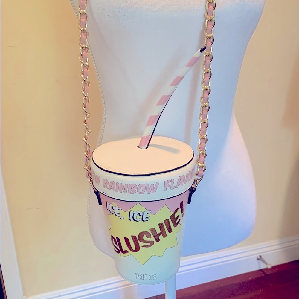 Ice Slushie Cup Crossbody Bag